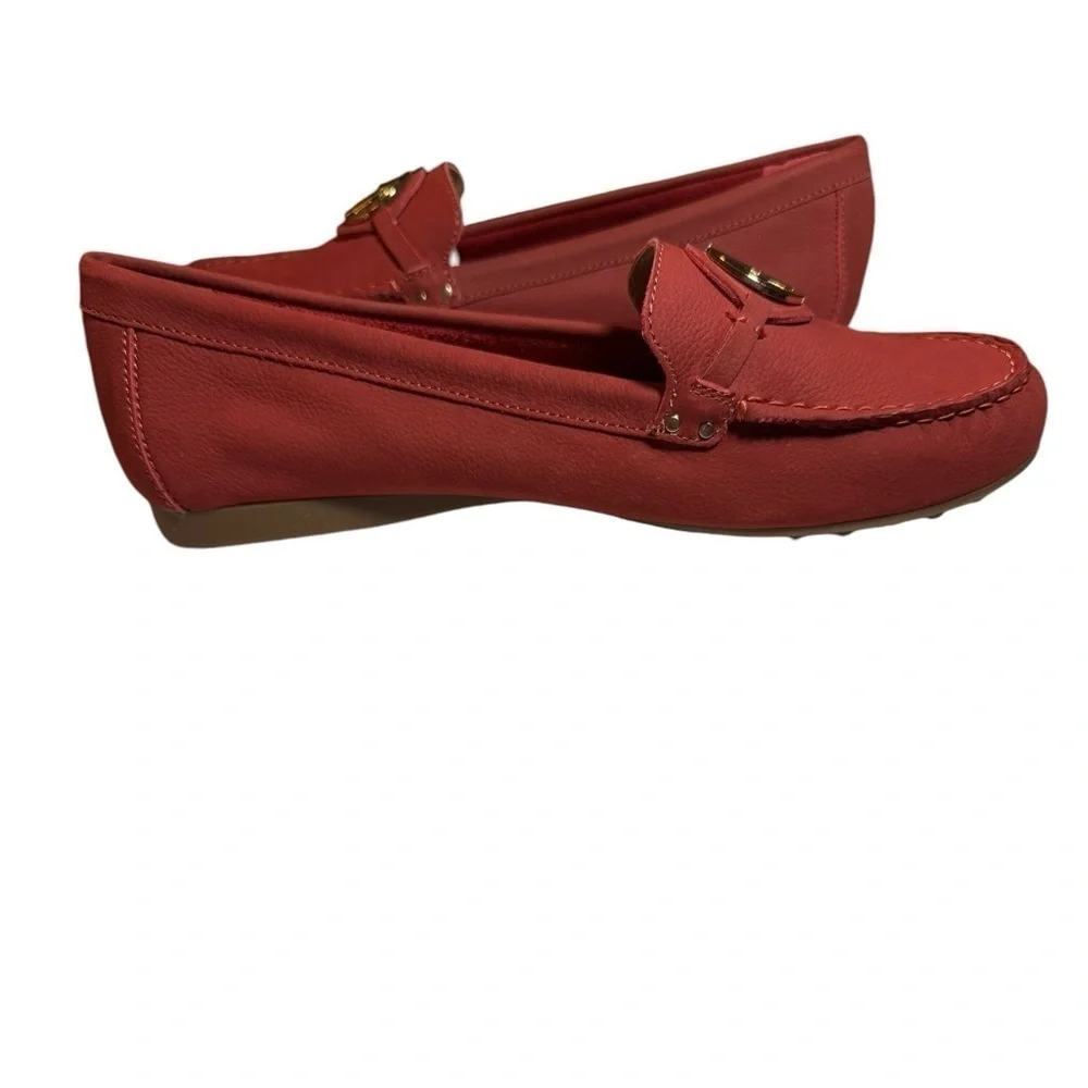 Giani Bernini Red Leather Loafers